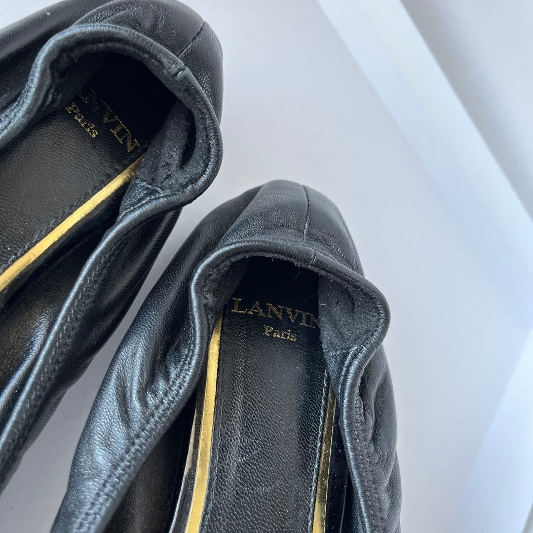 ランバン バレエ　フラットシューズ　LANVIN バレリーナ　靴　シューズ