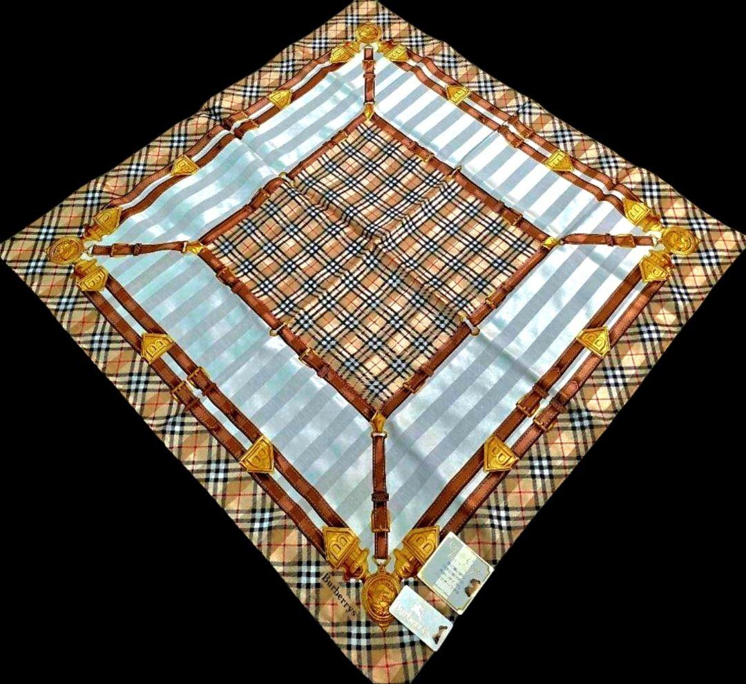 新品未使用 BURBERRY シルクコットン ハンカチーフ - メルカリ