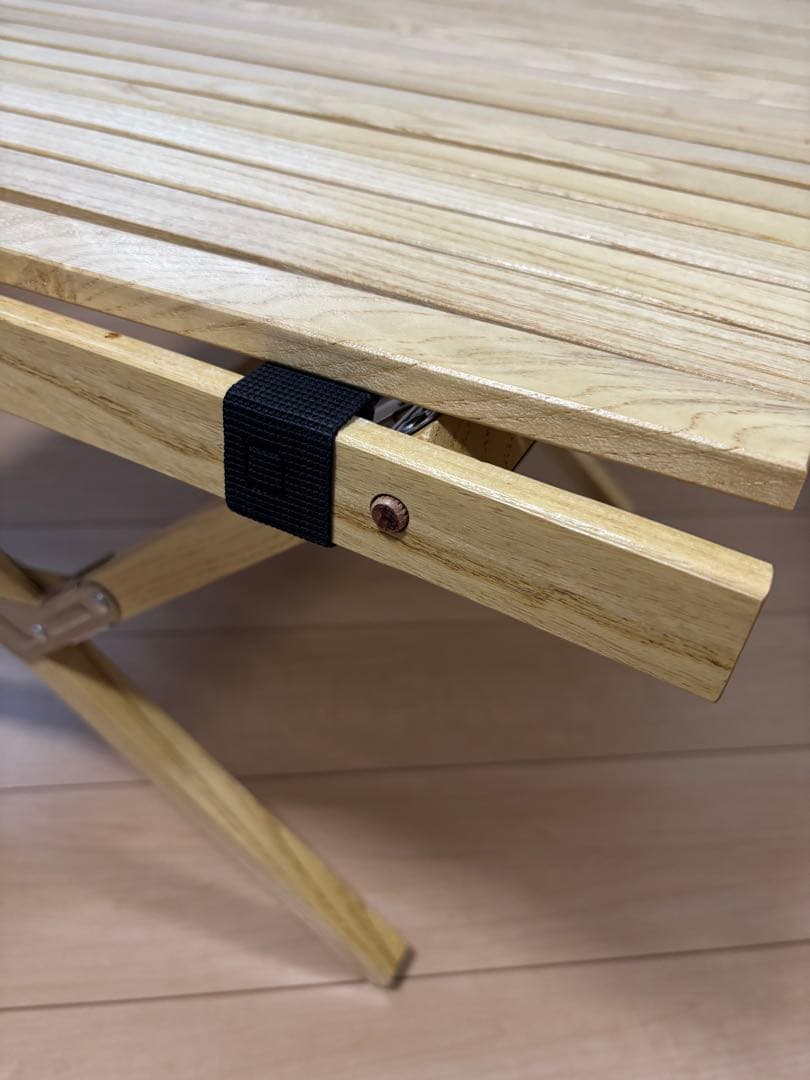 アウトプットライフ　ウッド ロールトップテーブル(L) OUTPUTLIFE