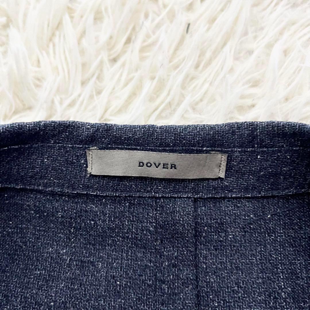 <美品>BOGLIOLI/dover ネイビー シルク リネン ジャケット 44