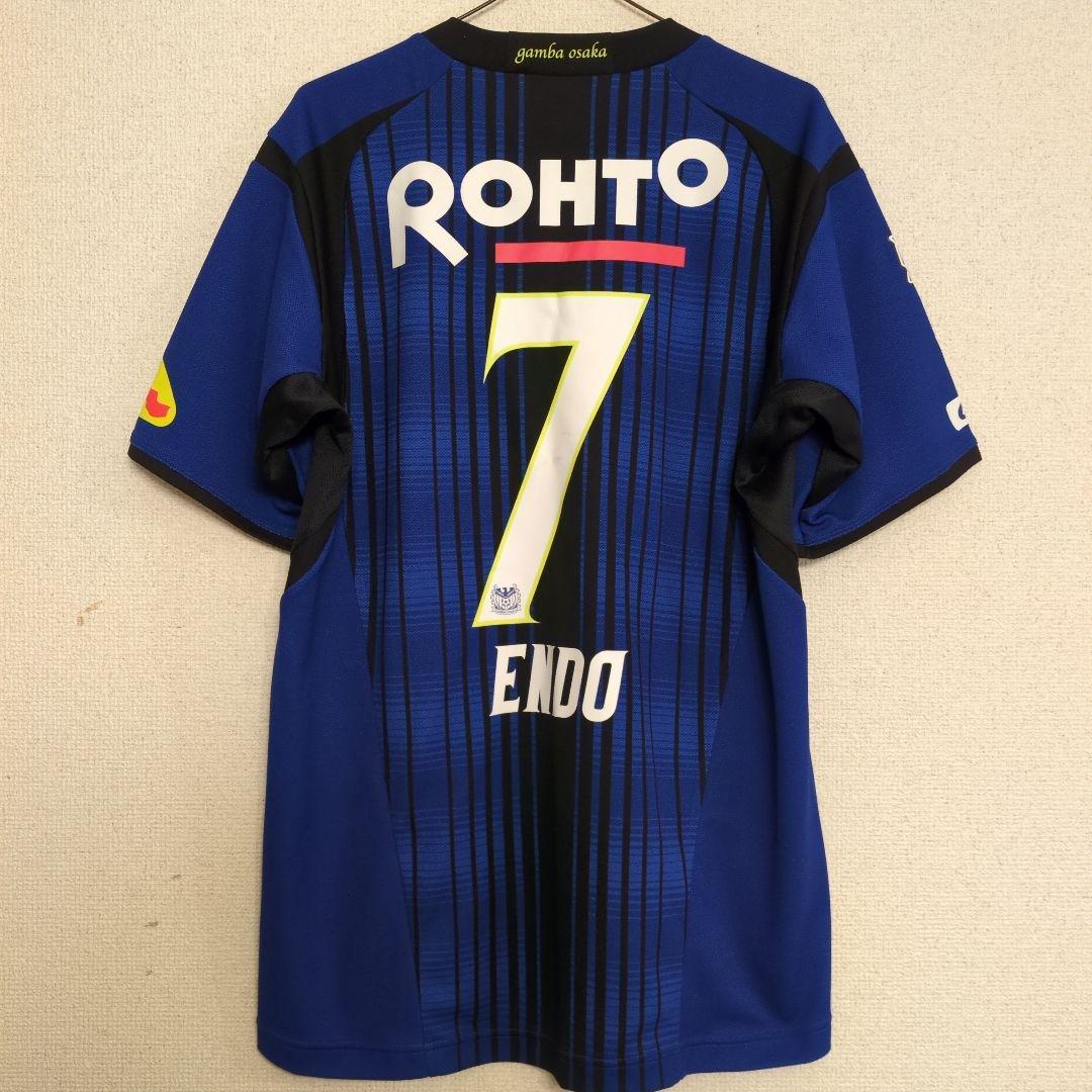 サッカー Jリーグ ガンバ大阪 遠藤保仁 ユニフォーム 新品未着用 サイン入り