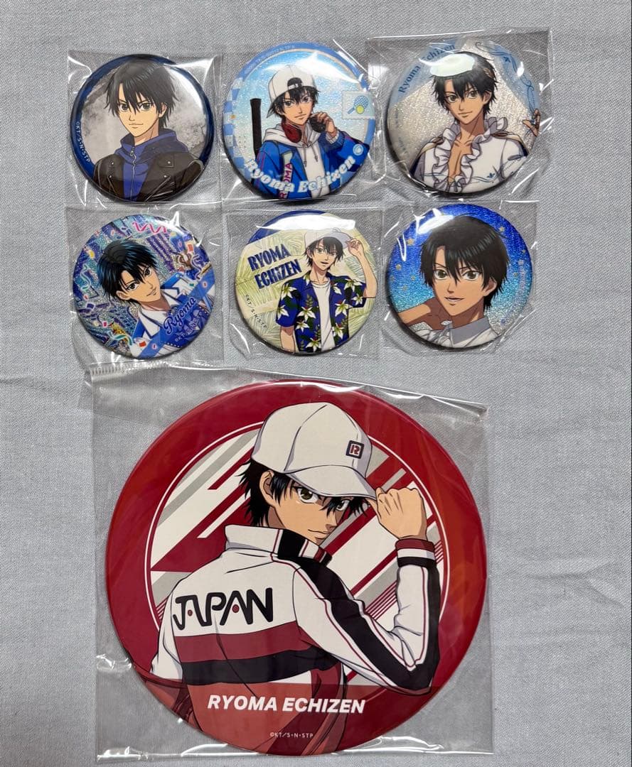 テニプリ】越前リョーマ☆缶バッジまとめ売り - メルカリ