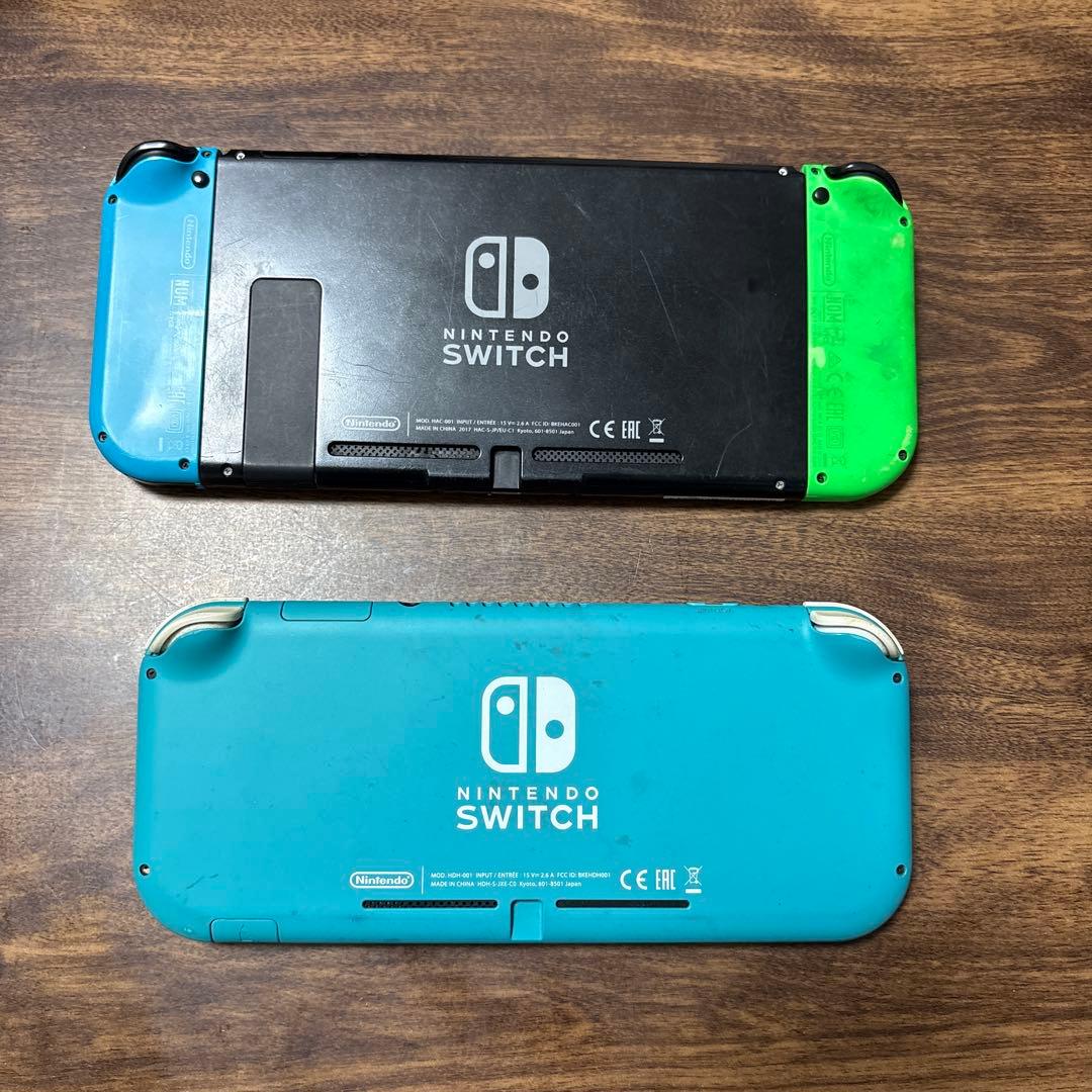 ジャンク Switch 本体➕Switch lightワイヤレスコントローラー