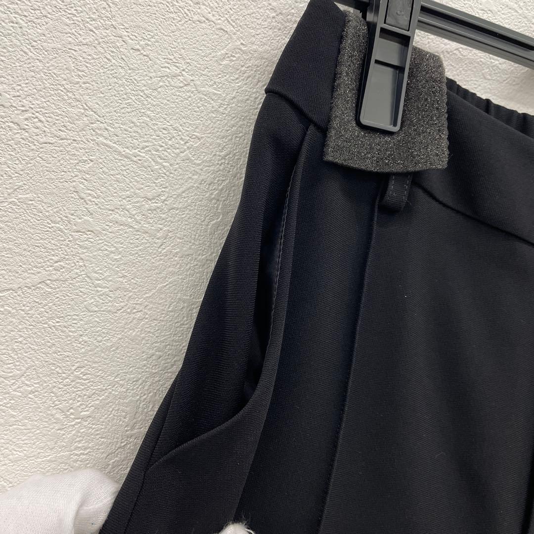 AP34 GRACECONTINENTAL トリアセダブルクロスパンツ　ブラック