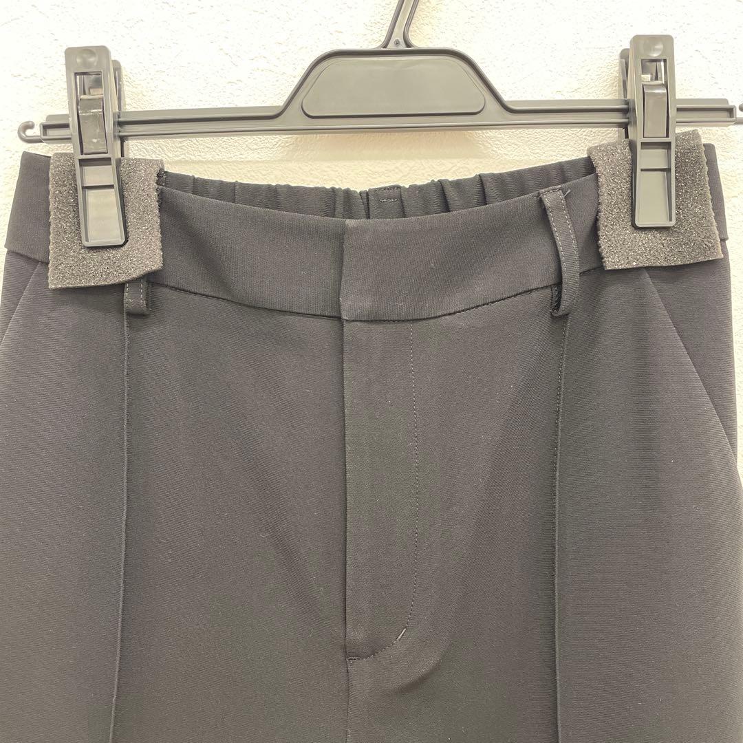 AP34 GRACECONTINENTAL トリアセダブルクロスパンツ　ブラック