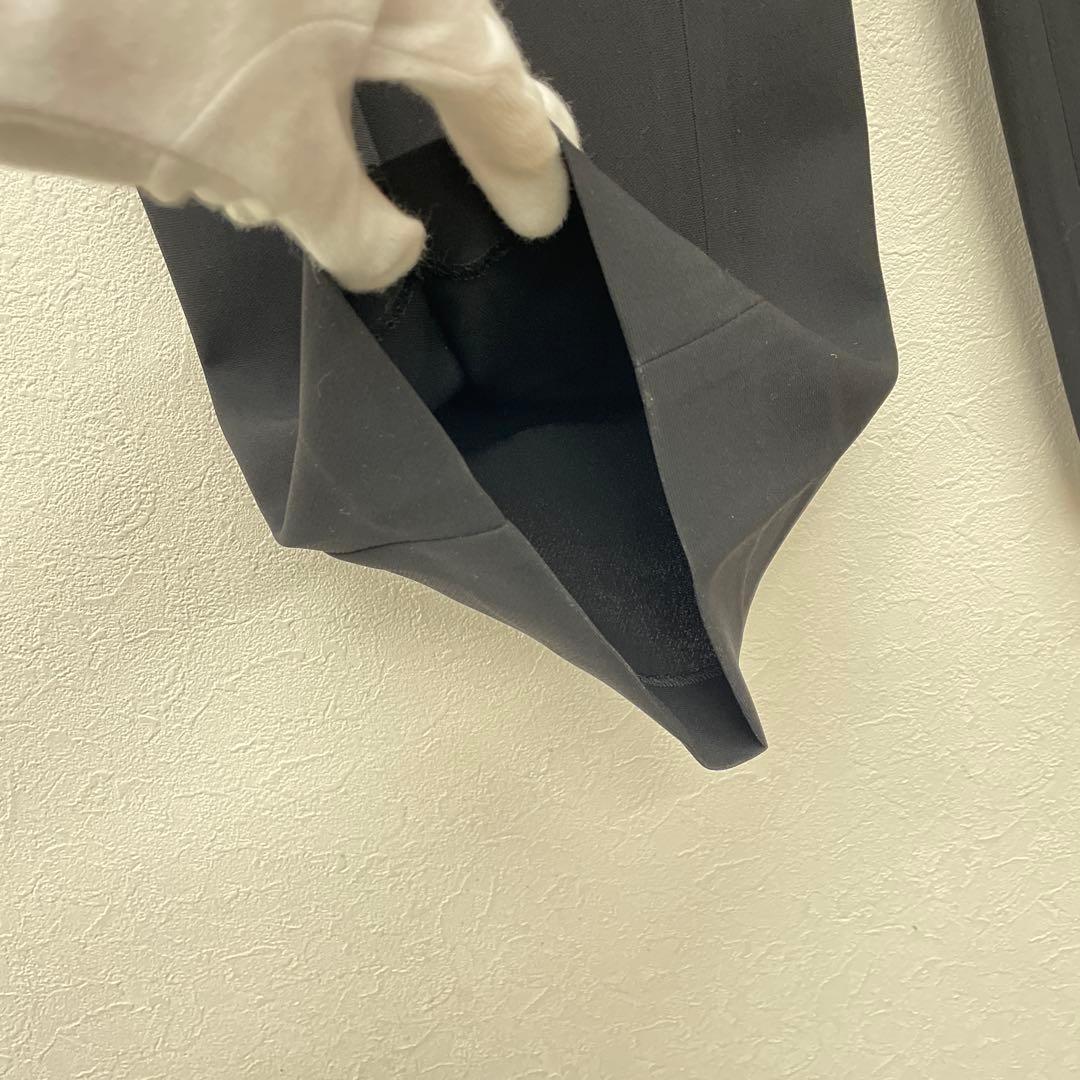 AP34 GRACECONTINENTAL トリアセダブルクロスパンツ　ブラック