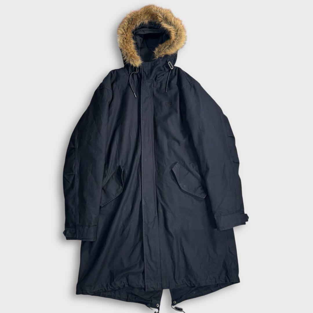 L フレッドペリー 3WAY モッズコート プリマロフト 中綿ライナー ネイビー