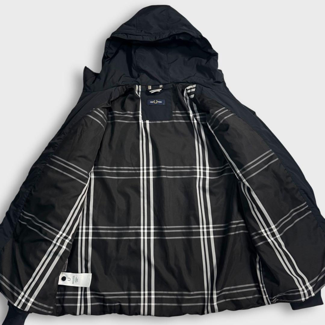 L フレッドペリー 3WAY モッズコート プリマロフト 中綿ライナー ネイビー