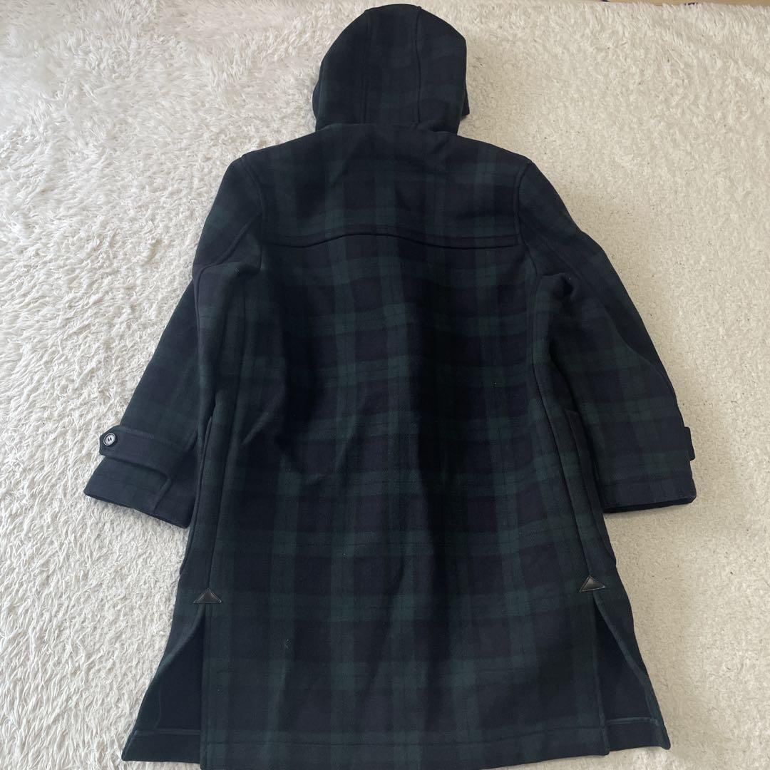 美品VAN JACKET メンズ ロングダッフルコート チェック グリーンLL