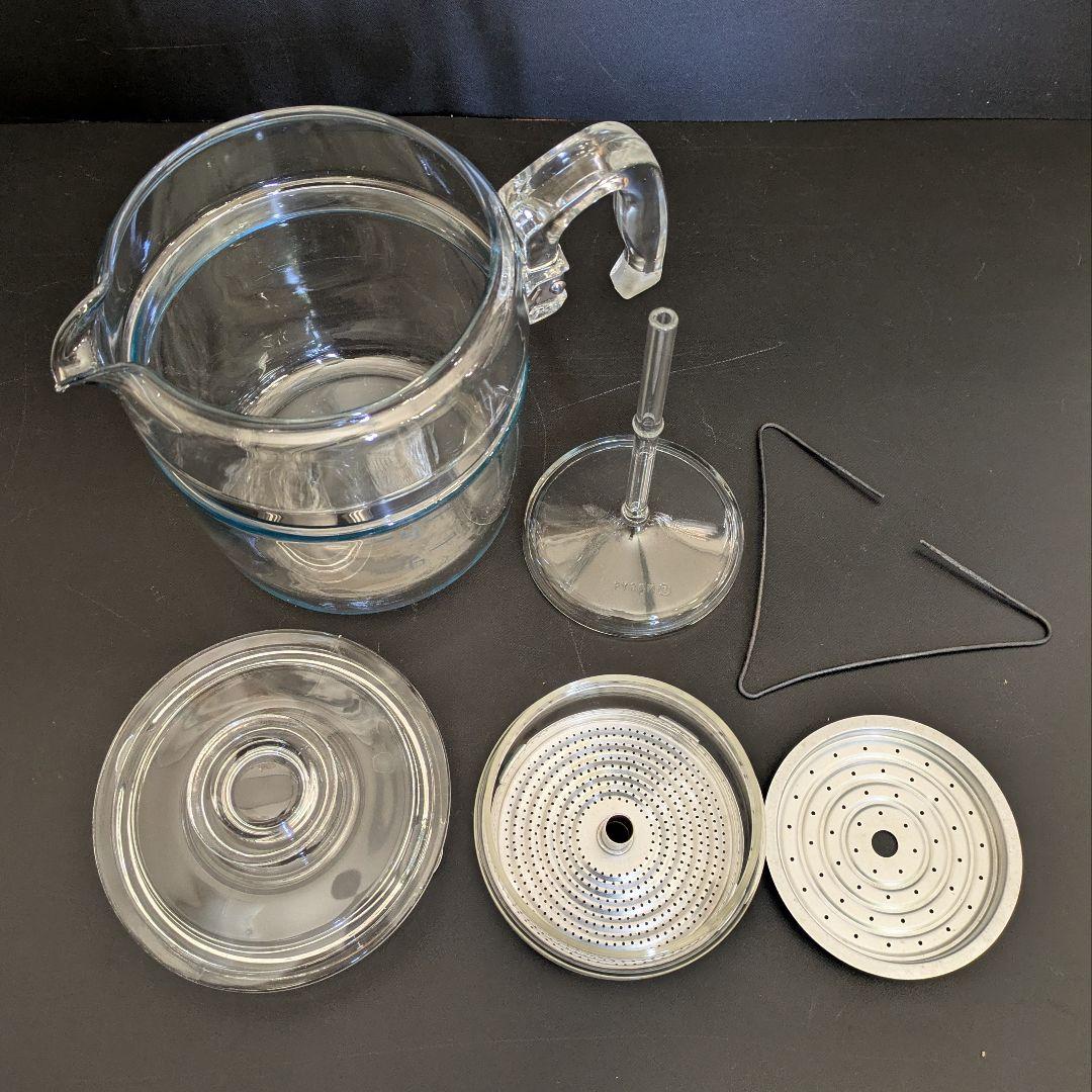PYREX ガラスパーコレーター　アメリカ製　ビンテージ