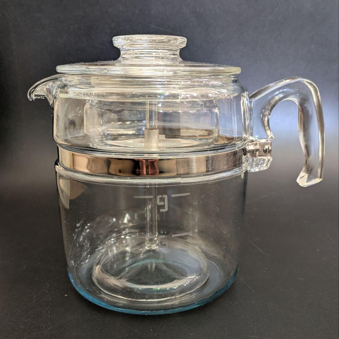 PYREX ガラスパーコレーター　アメリカ製　ビンテージ