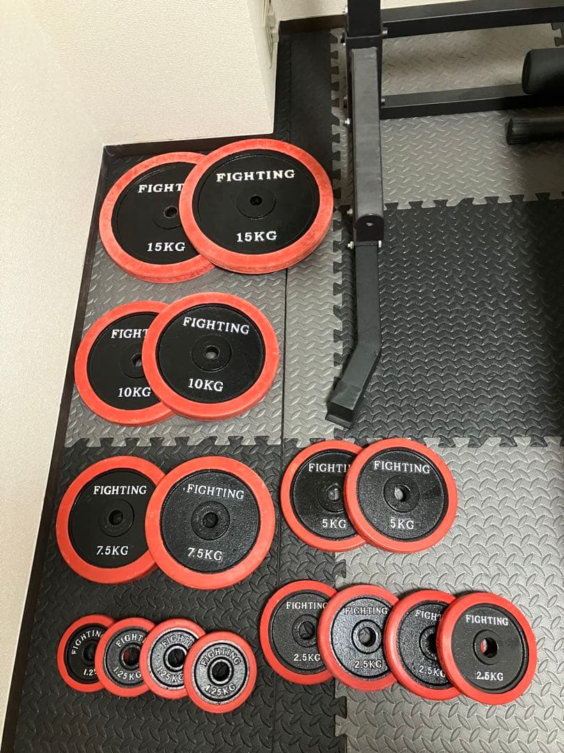 バーベルラック バーベル・ダンベル付き　名古屋周辺で引き取り専用