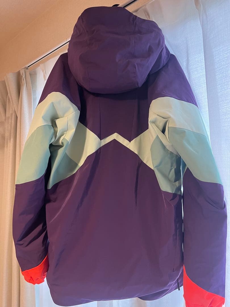 いっぺー様専用DESCENTE スキーウェア フード付き 紫/緑/赤