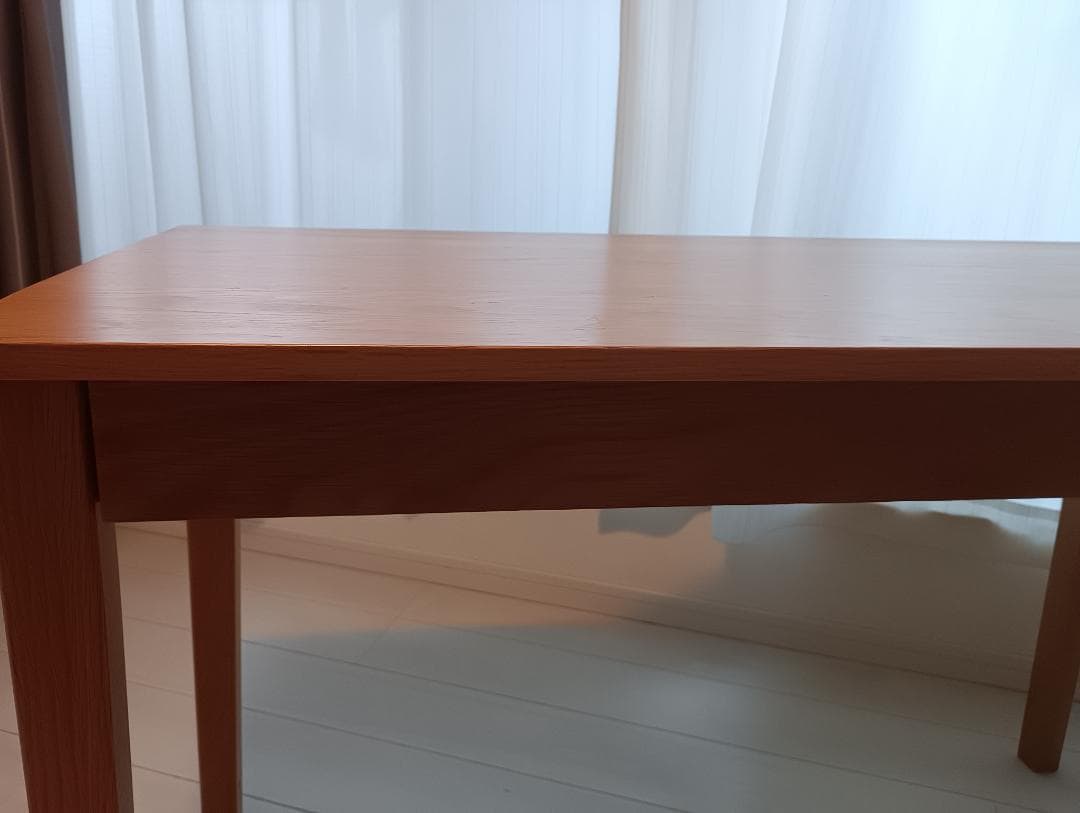 【値下げ】直接引き取りのみ　無印良品 無垢材 木製デスク オーク材 事務学習机