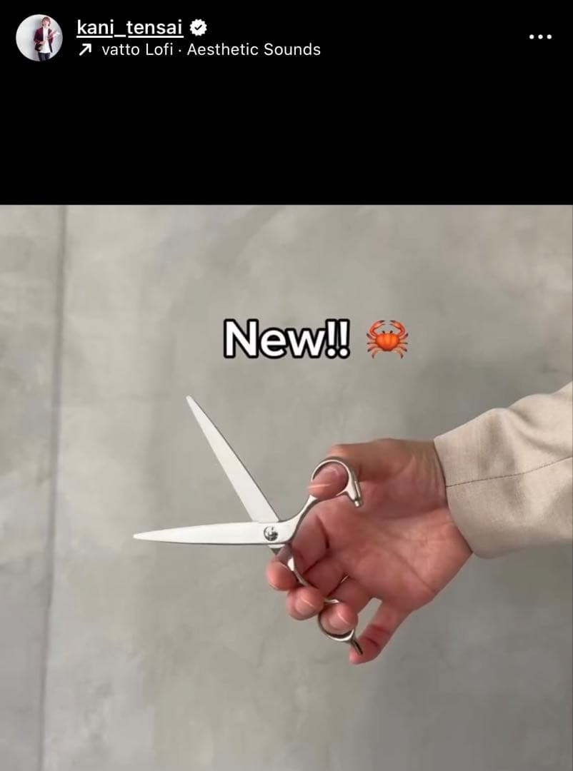 NBAA シザー カニさん 美容師 - メルカリ