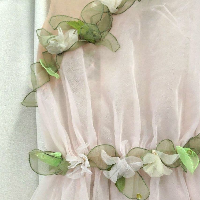 バレエ衣裳　トリコット2枚重ねピンク　キューピット5着まとめ　髪飾り2点付