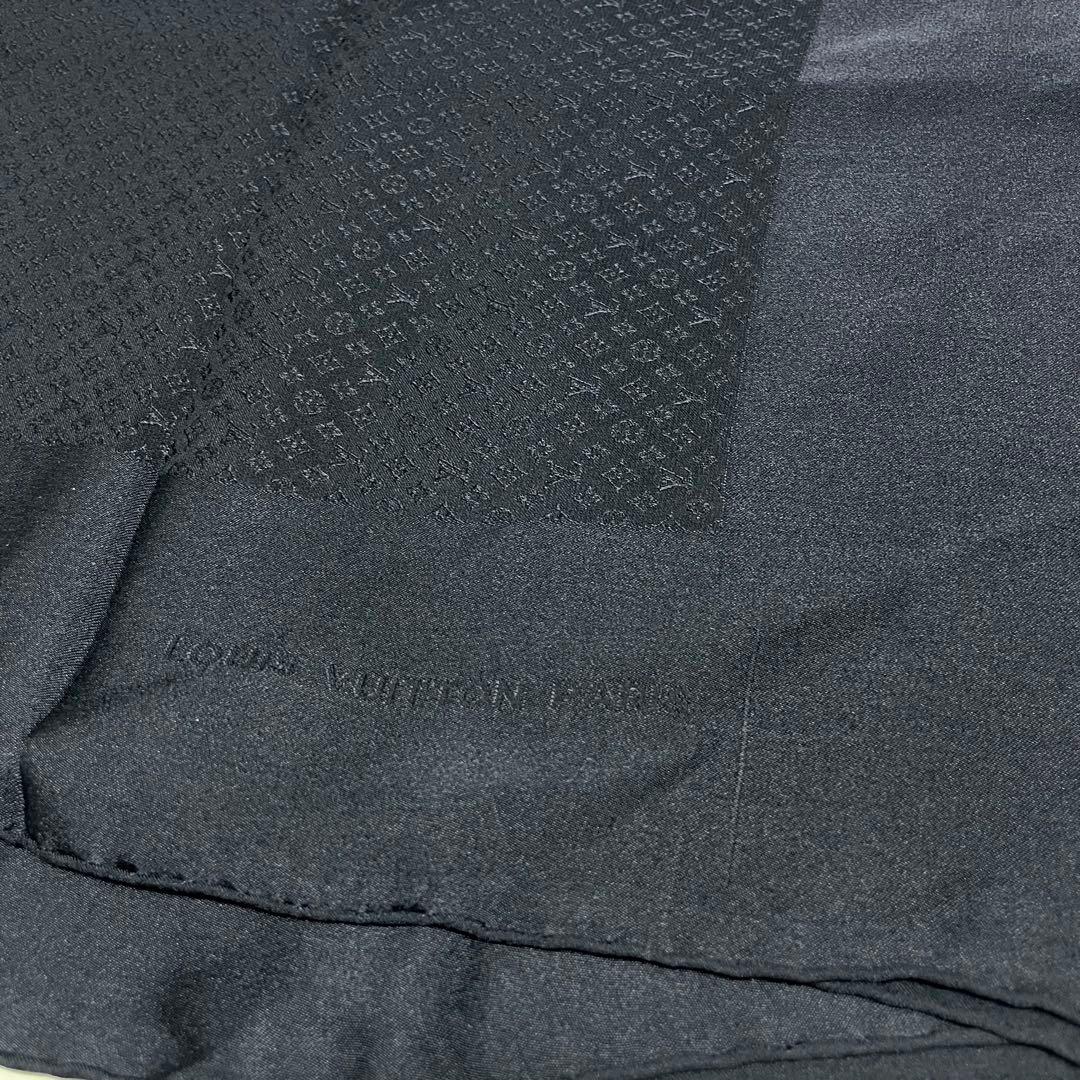 j*e様 Louis Vuitton シルク ストール ダークブルー