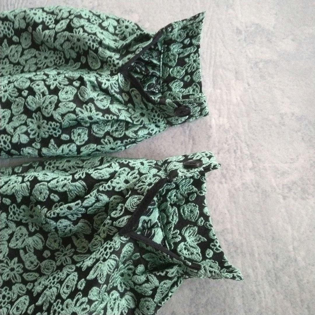 ♡ぼぶ♡【サンセルフ】未使用 タグ付き ジャガード フラワー ドレス