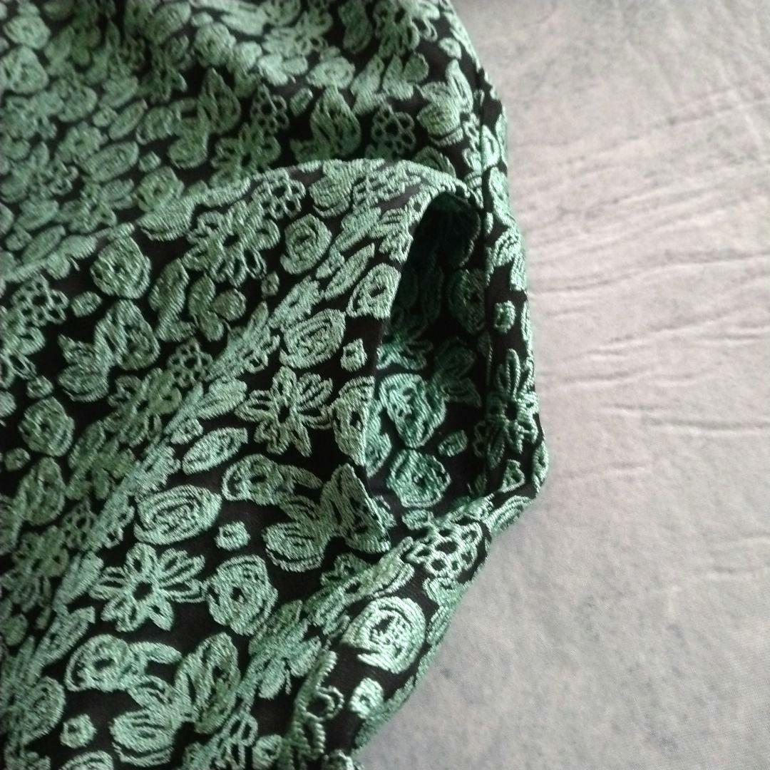 ♡ぼぶ♡【サンセルフ】未使用 タグ付き ジャガード フラワー ドレス