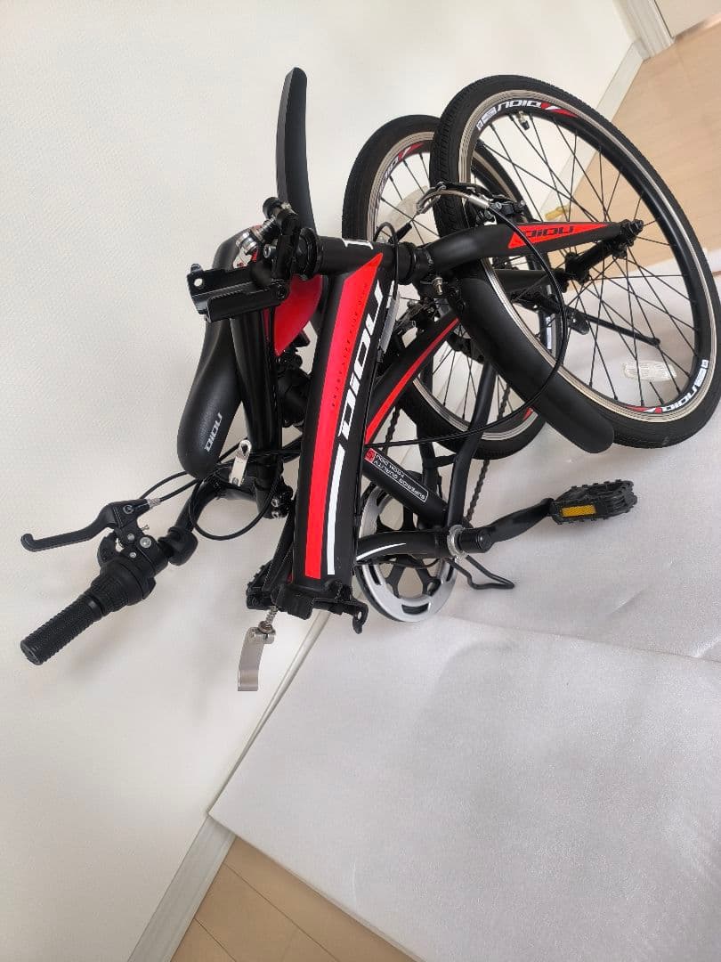 【美品】【家の中 納戸保管】折り畳み自転車 重さ 14.2kg