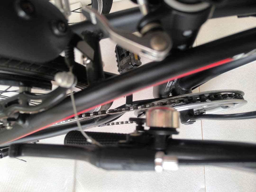 【美品】【家の中 納戸保管】折り畳み自転車 重さ 14.2kg