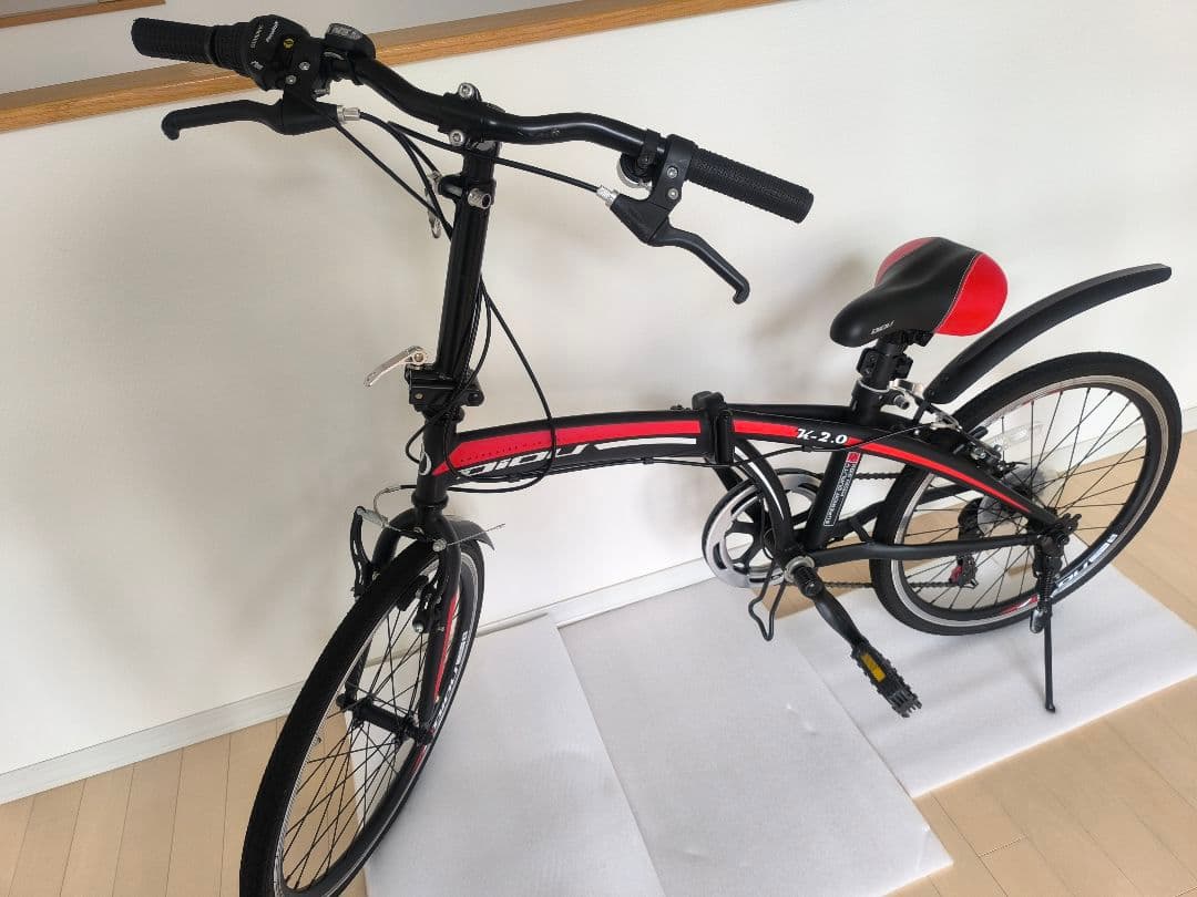 【美品】【家の中 納戸保管】折り畳み自転車 重さ 14.2kg