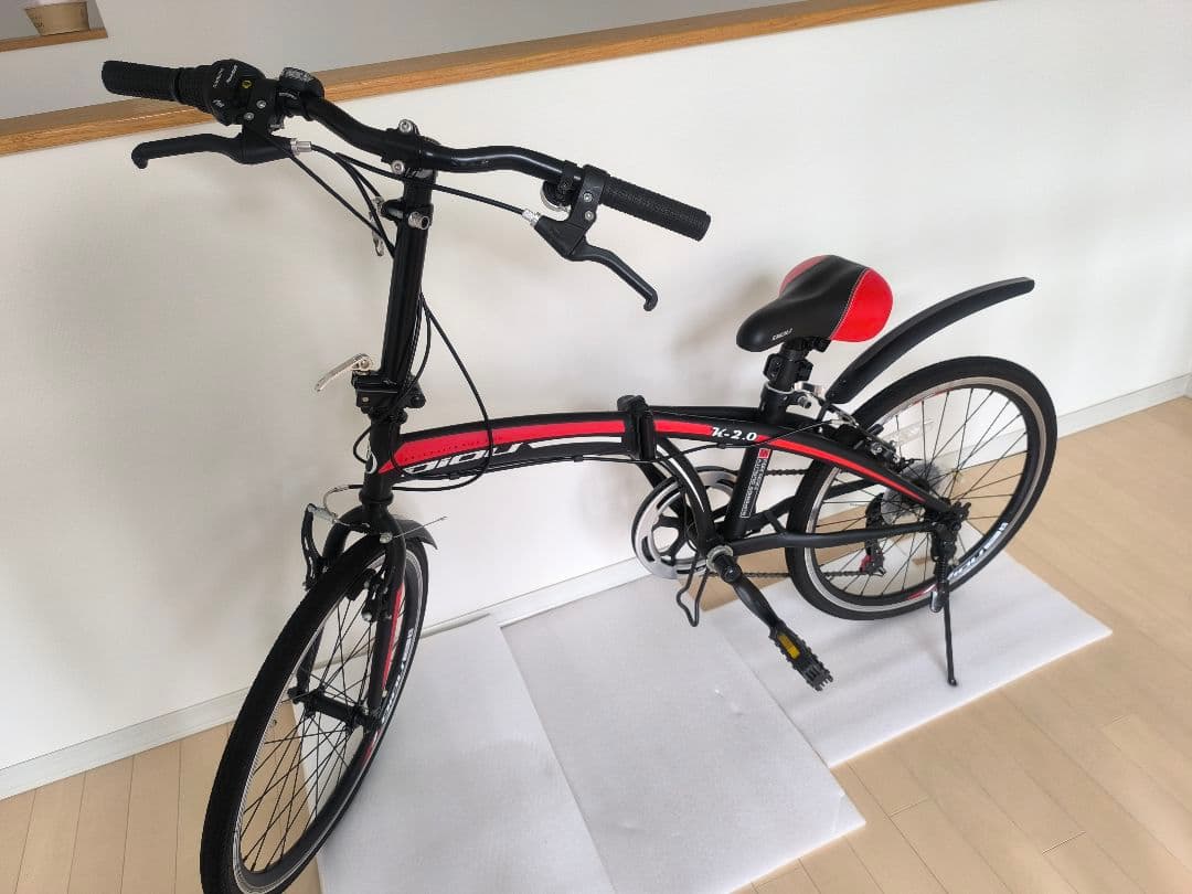 【美品】【家の中 納戸保管】折り畳み自転車 重さ 14.2kg