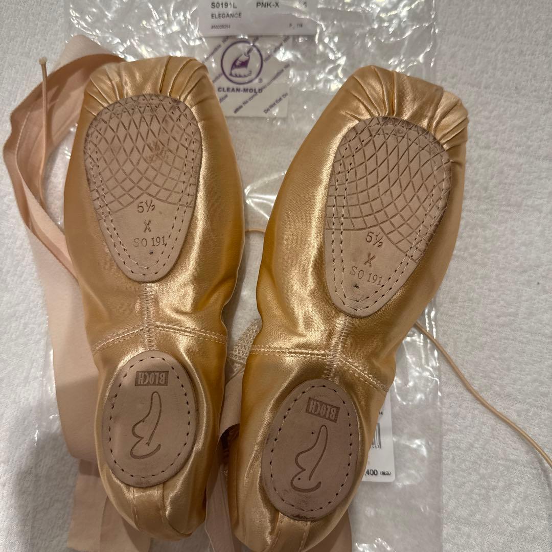 BLOCHブロックエレガンスストレッチ ポワントS0191L 5.5X 美品