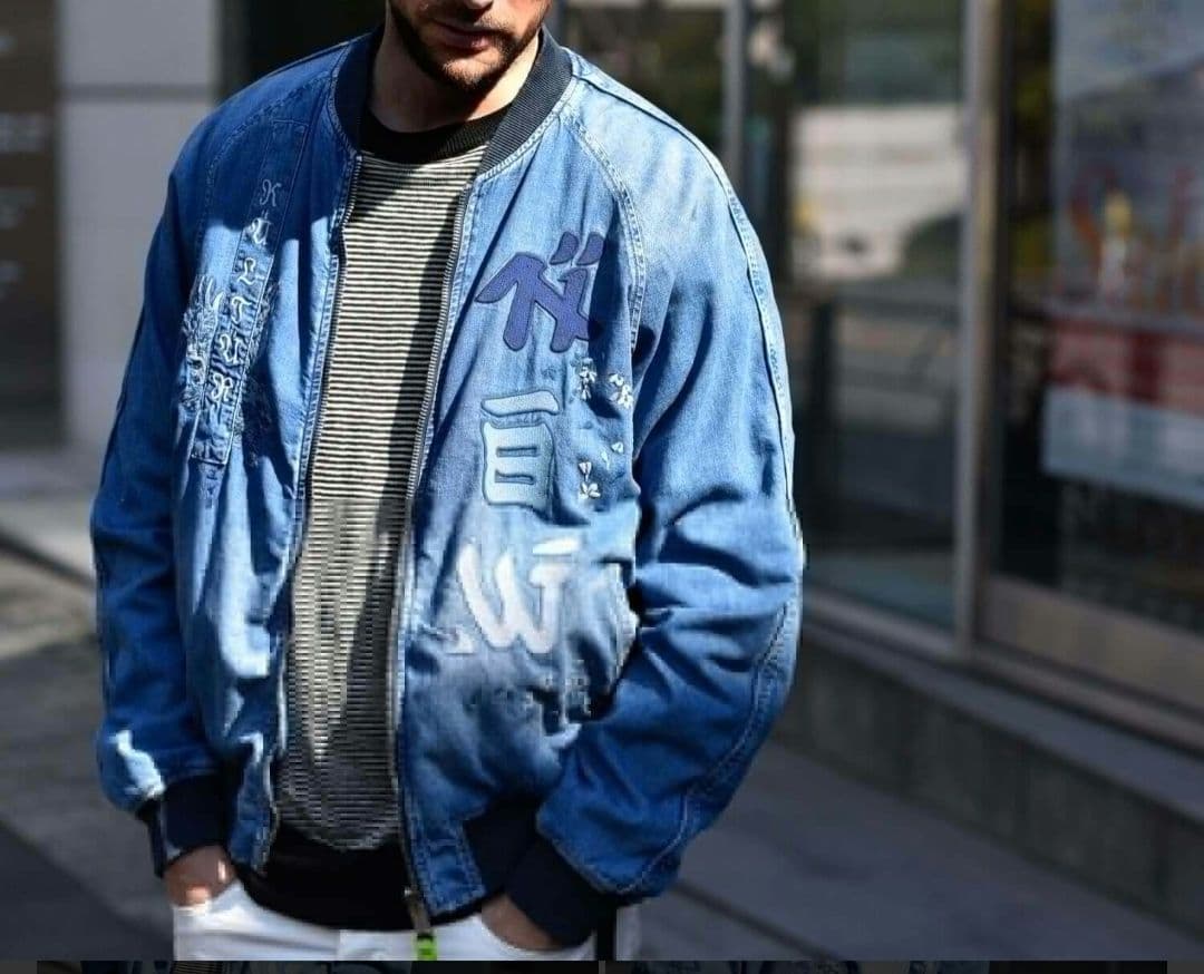 美品】DIESEL リバーシブルデニムジャケット SDIESEL（ディーゼル