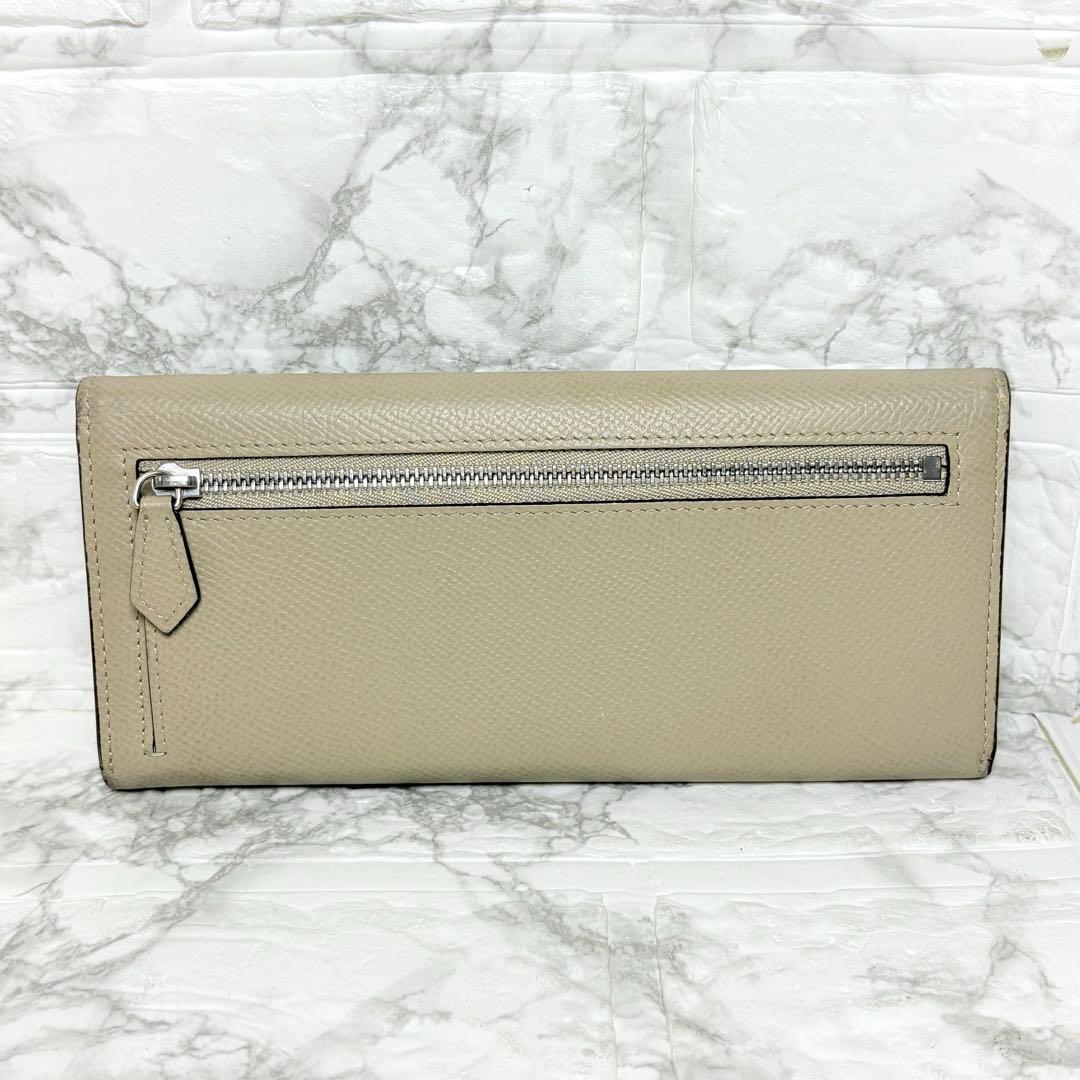 ボナベンチュラ　長財布　エンべロップ　エトープ　シボ革