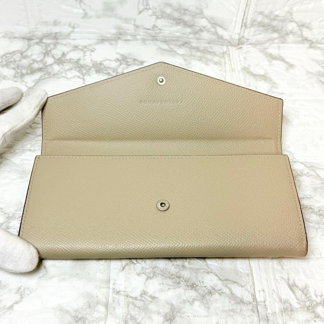 ボナベンチュラ　長財布　エンべロップ　エトープ　シボ革