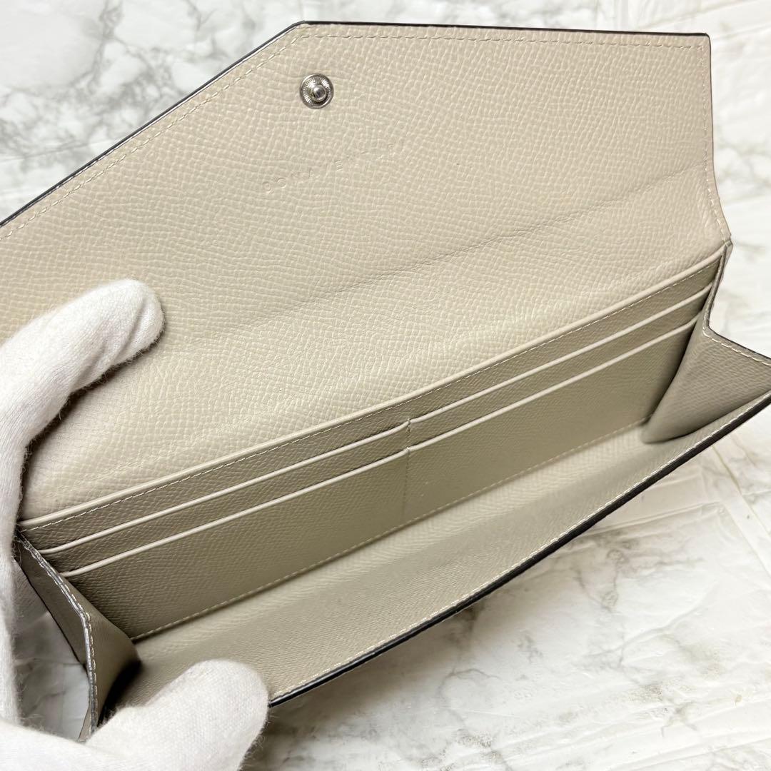 ボナベンチュラ　長財布　エンべロップ　エトープ　シボ革