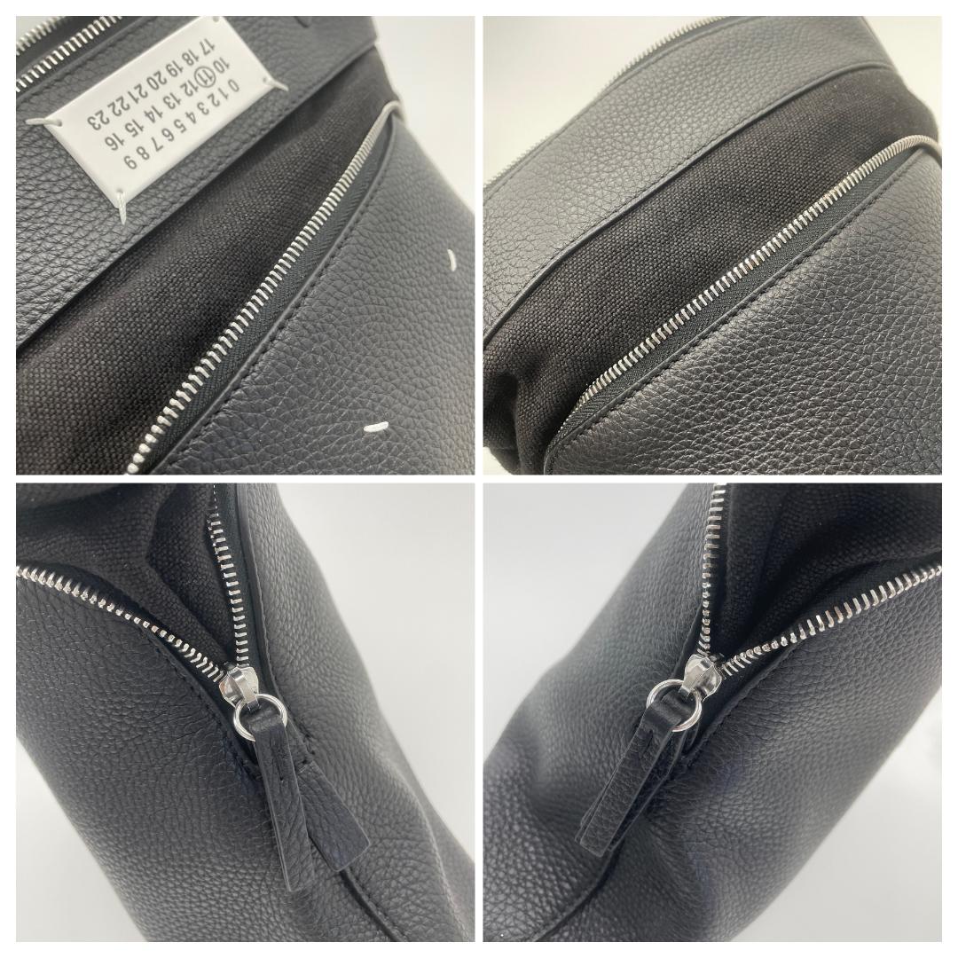 05　メゾンマルジェラ 5AC ディアスキンショルダーバッグ　レザーBAG