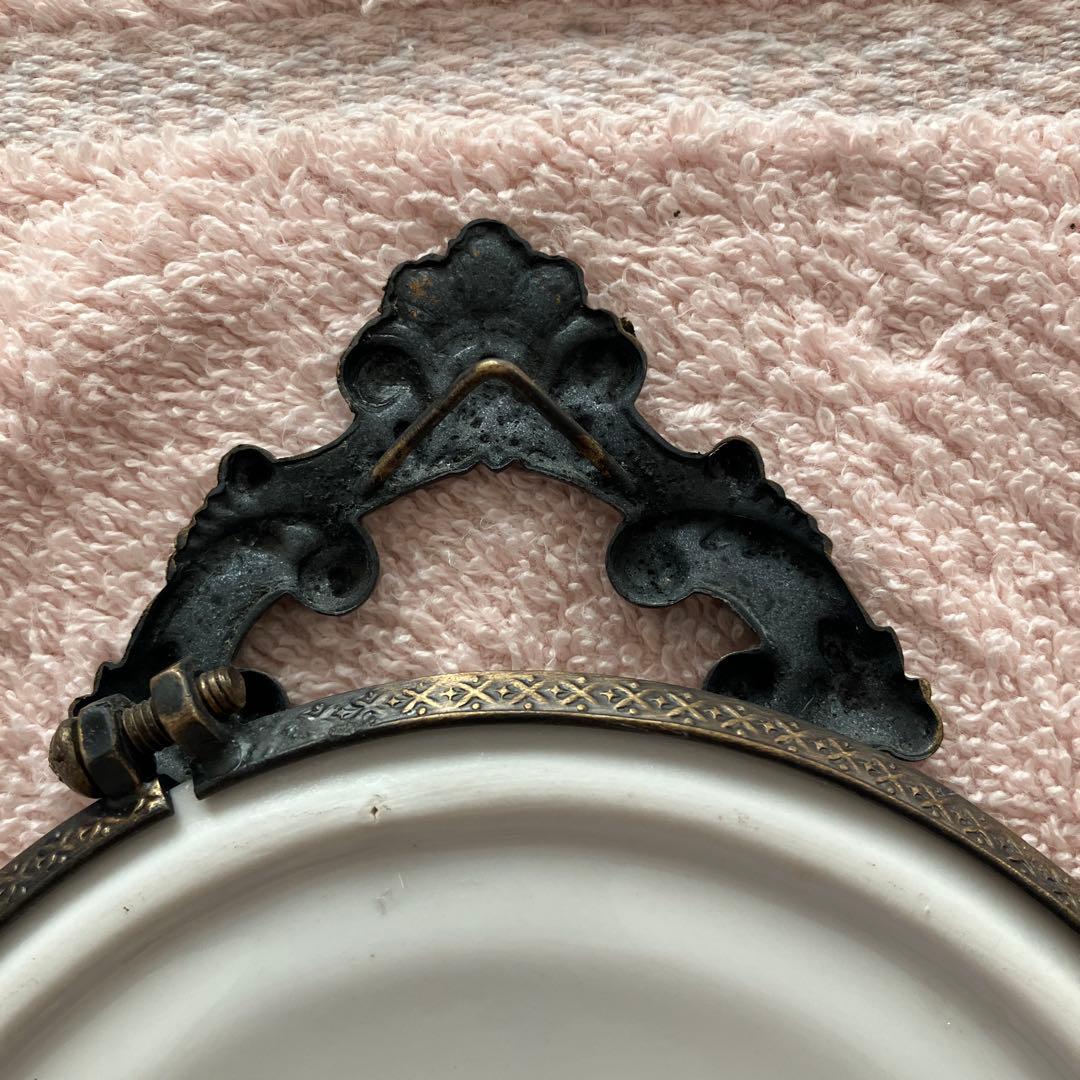 希少　マイセン 猫 壁掛け 飾り絵 プレート 猫の絵画 アンティークフレーム