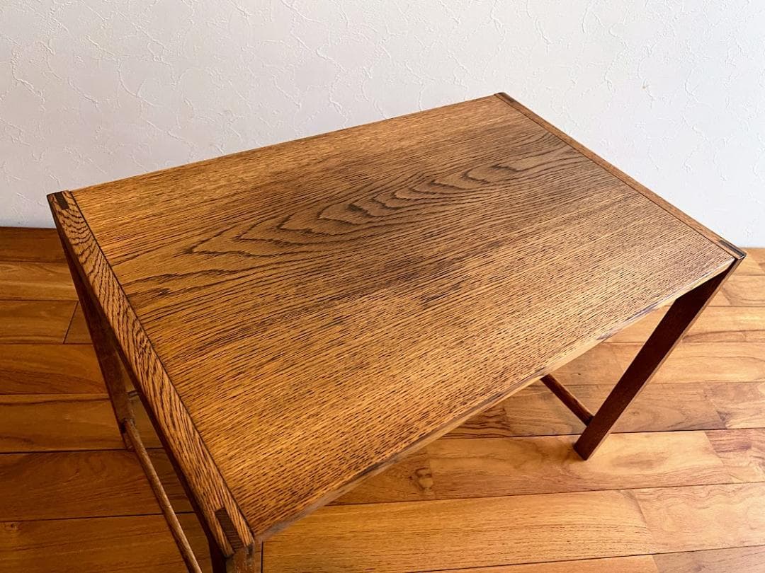 お盆セール カンディハウス Hock オーク材 ネストテーブル 仕上済