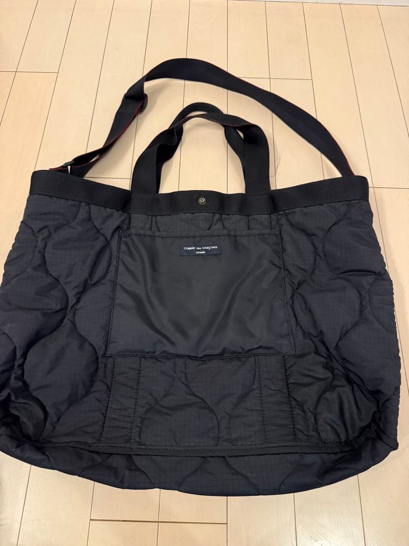 コムデギャルソンオム 2way トートバッグ 23AW ブラック