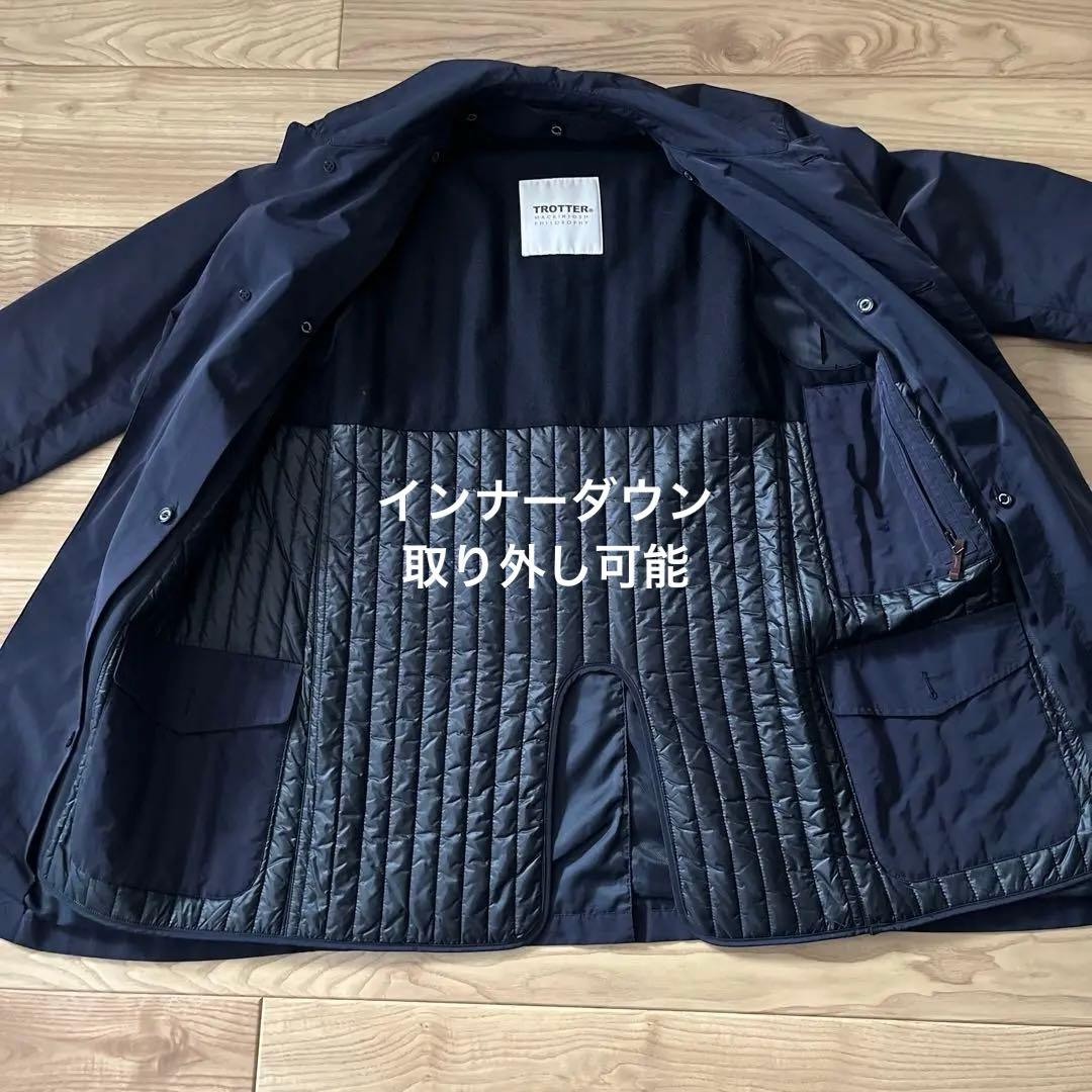 マッキントッシュフィロソフィー 　ステンカラーコート ネイビー