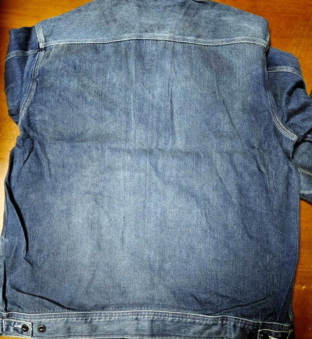 【新品未使用】大きいサイズDOUBLE RLデニム前開きZIPジャケット XXL