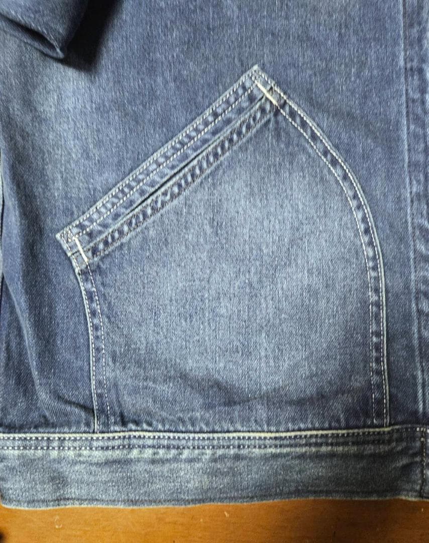 【新品未使用】大きいサイズDOUBLE RLデニム前開きZIPジャケット XXL