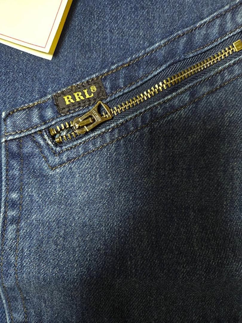 【新品未使用】大きいサイズDOUBLE RLデニム前開きZIPジャケット XXL