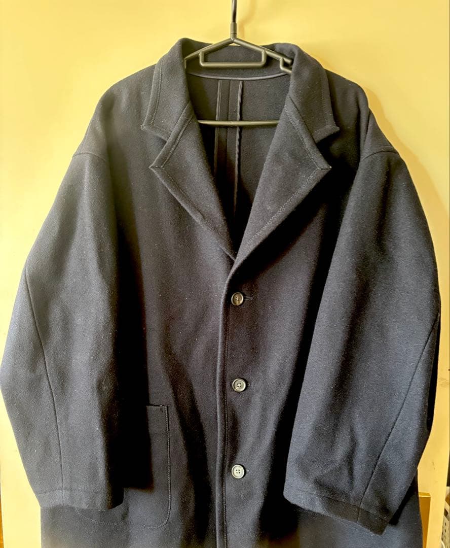 Y's for men チェスターコート　ブラック