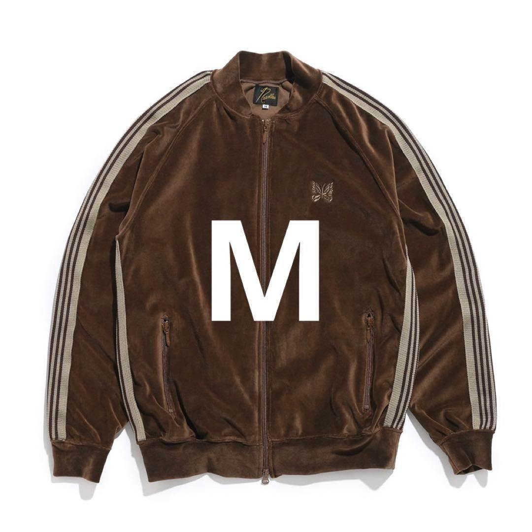 ベロア トラックジャケット M ブラウン - メルカリ