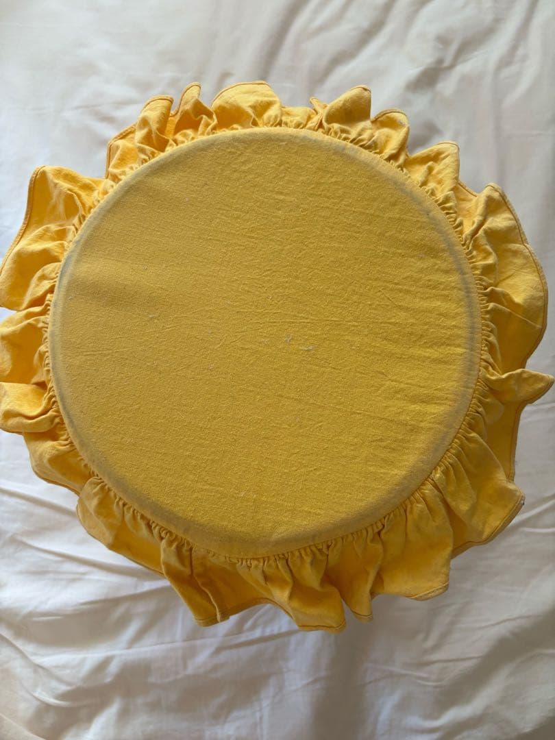 ポテチーノ　ゴミ箱　黄色　お花