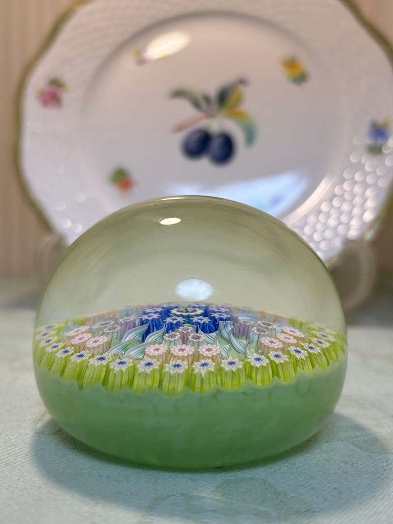 パースシャー ジョン・ディーコン ミルフィオリペーパーウェイトの通販