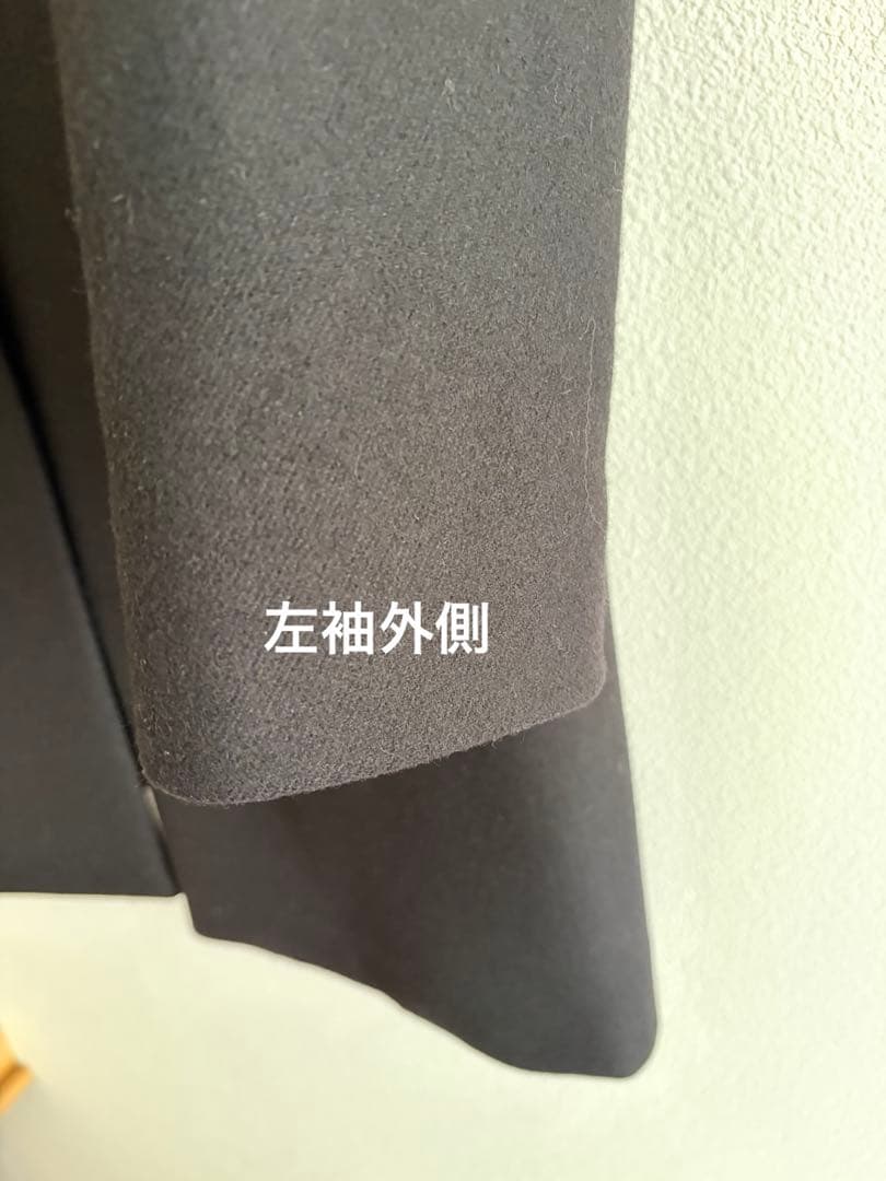 【J】A.P.C. ブラック ステンカラーコート XS 希少ブルガリア製