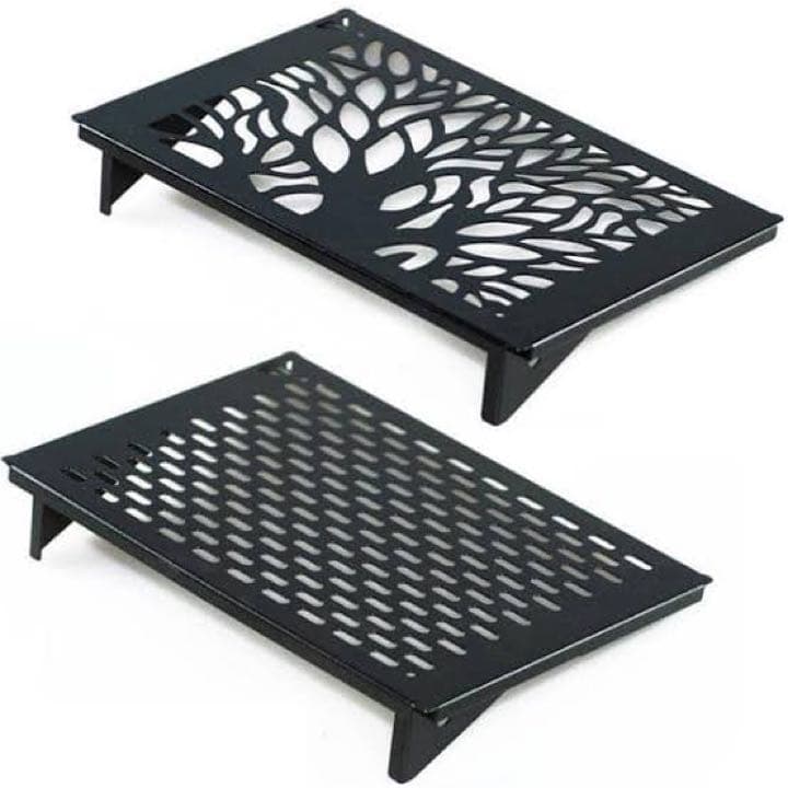 BLACK DESIGN】新品 アイアンプレート 2枚セット ブラックデザイン