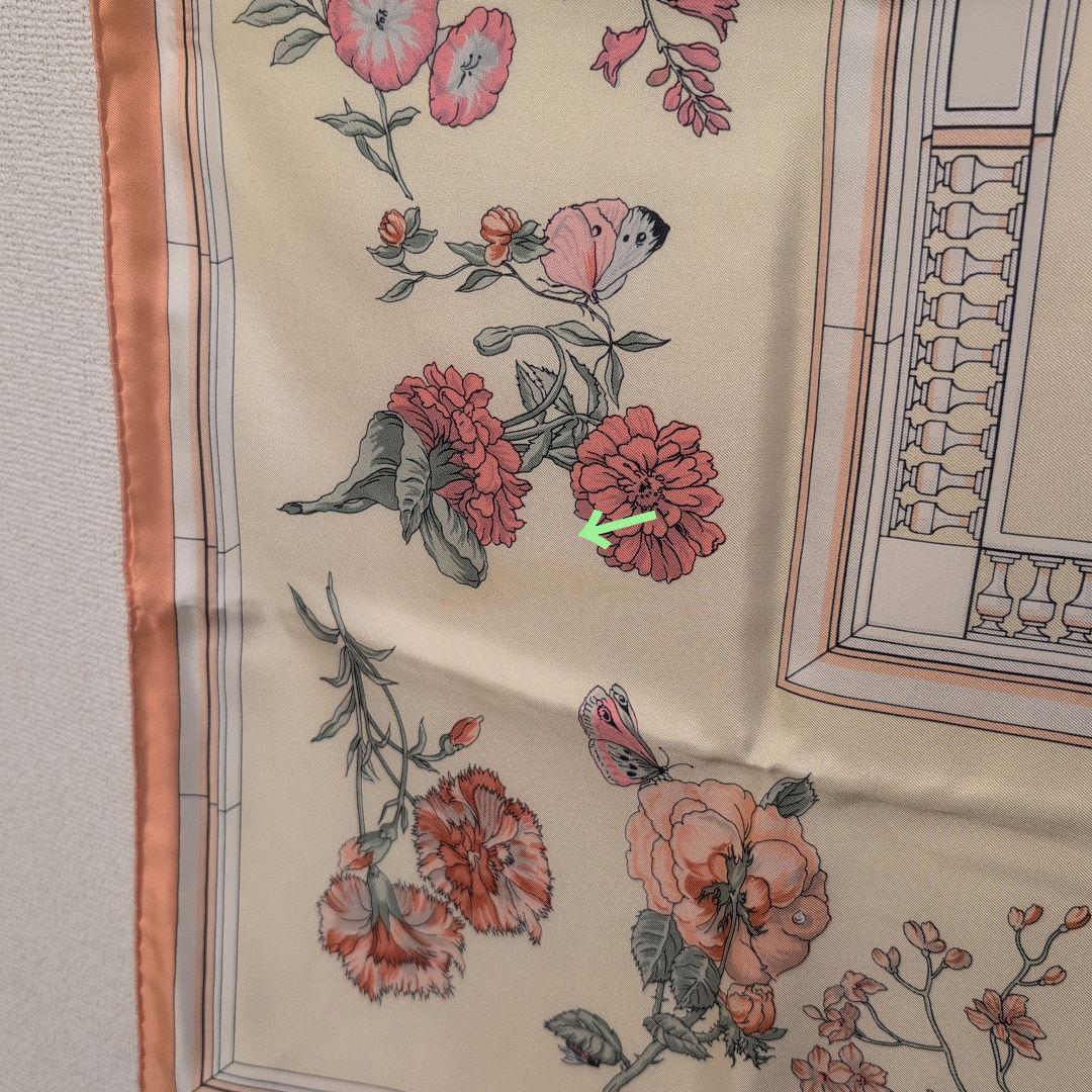 れ*ん様 エルメスHERMES　カレ90　スカーフ　ピンク