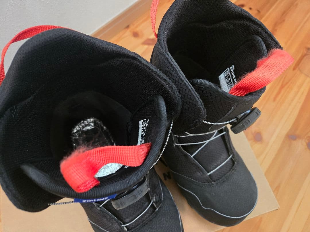 burton zipline boa 黒 スノーボード　ブーツ　kids 23