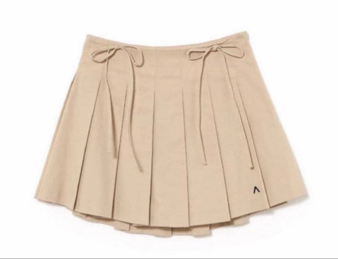 andmary Jessica pleats mini skirt M - メルカリ