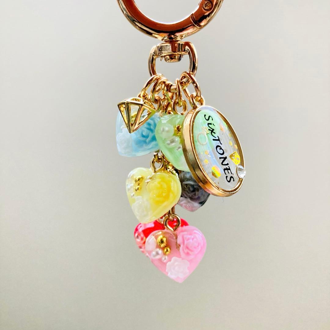 はる。ページ　名入れチャーム　レジンキーホルダー5点